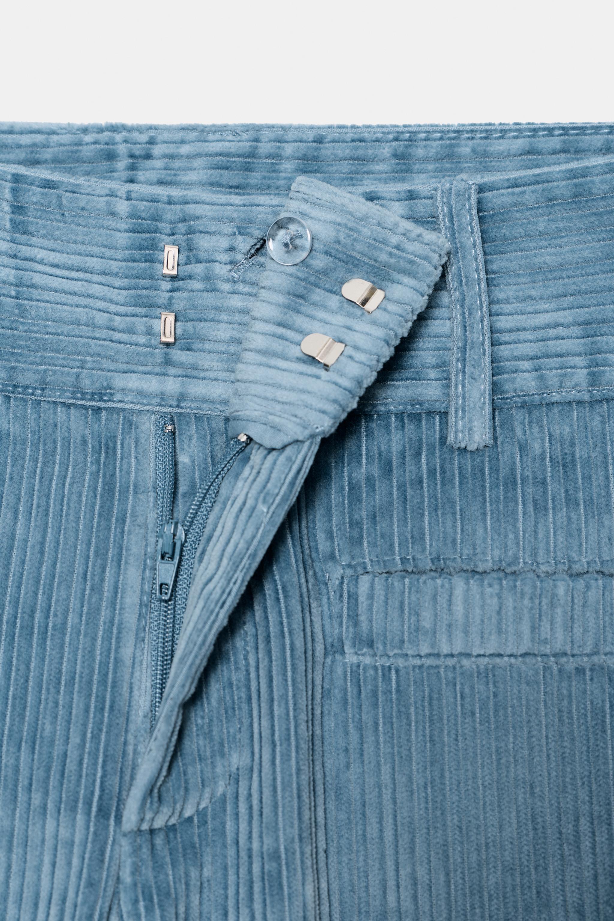 PANTALON FLARE EN VELOURS CÔTELÉ